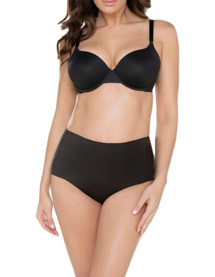 High Waist Light Shaping Brief Set of Two in White/Black image 4