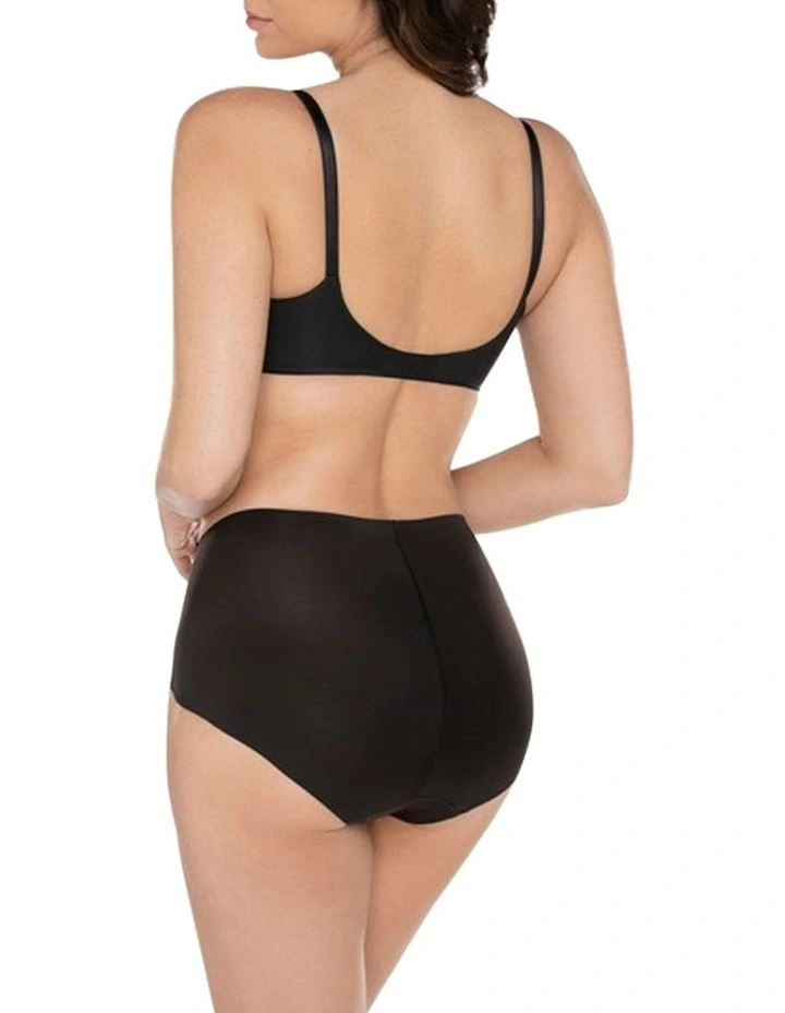 High Waist Light Shaping Brief Set of Two in White/Black image 7