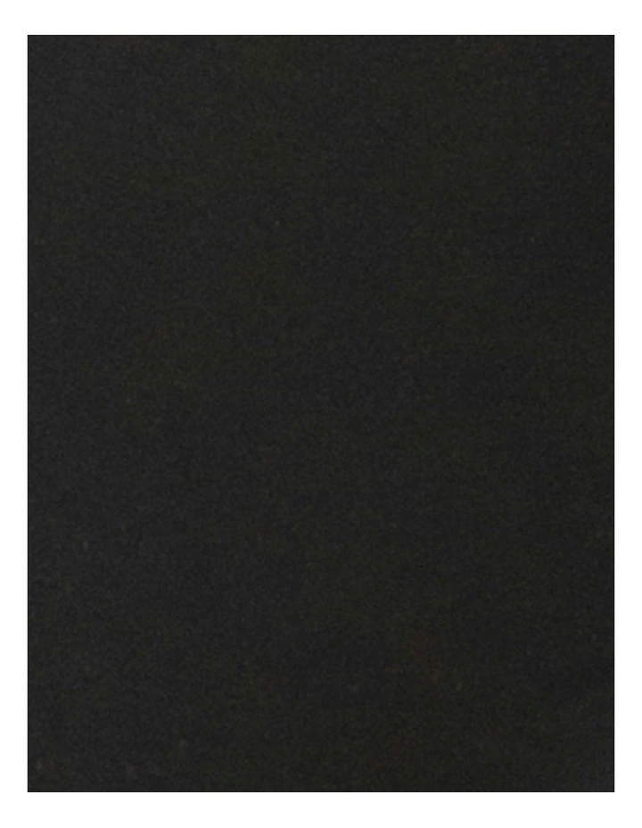Cotton And Modal Seamless High Waist Brief in Black image 5