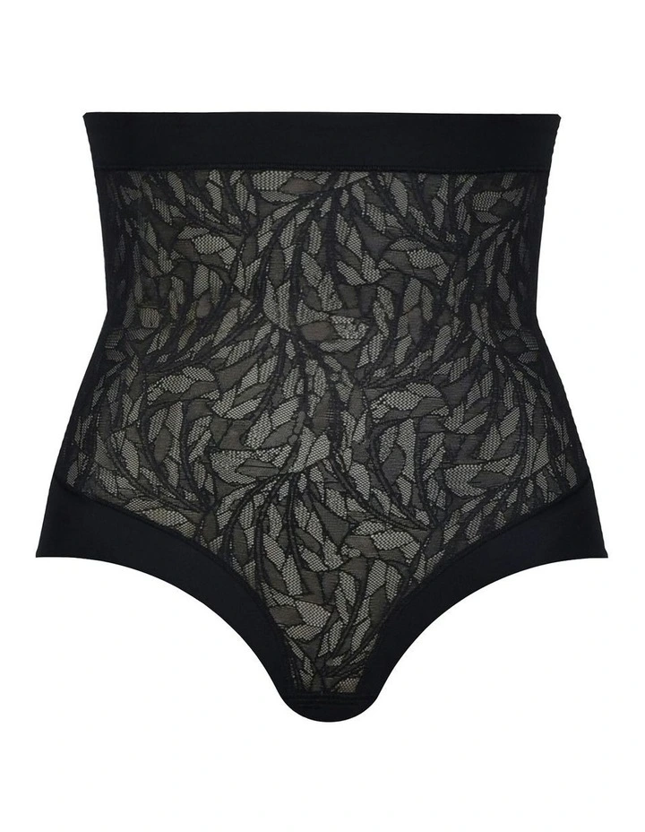 Powerlace High Waist Lace Shaping Brief in Black image 5