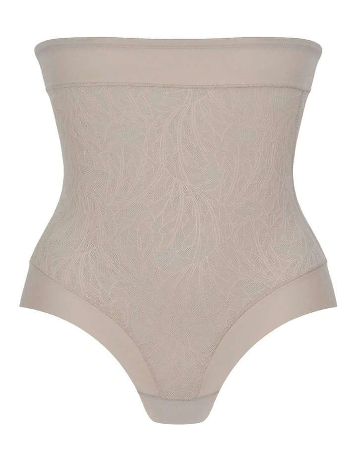 Powerlace High Waist Lace Shaping Brief in Light Beige image 5