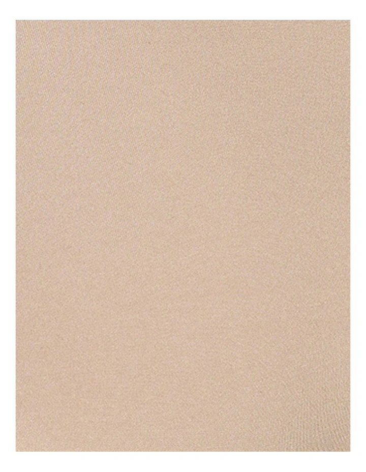 Cotton And Modal Seamless High Waist Brief in Light Beige image 5