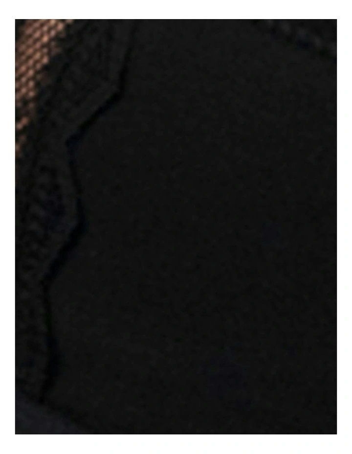 Organic Cotton And Lace Bikini Style Period Underwear in Black image 6