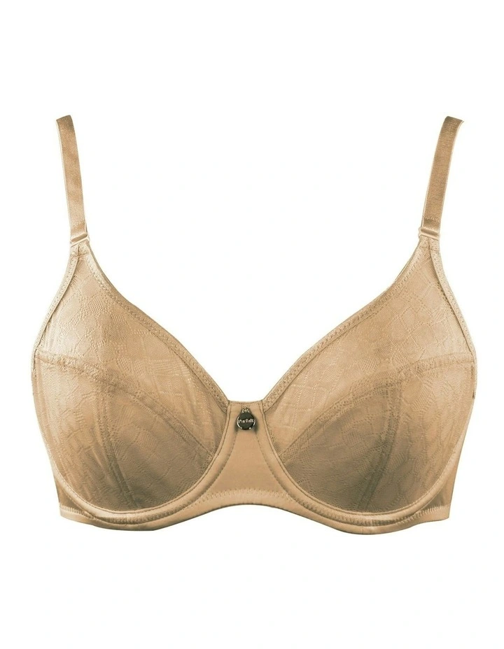 Enora Underwire Minimiser Bra in European Nude image 7