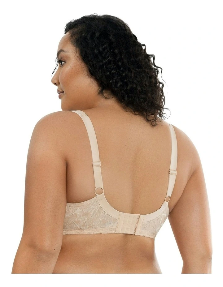 Leila Seamless Underwire Nursing Bra in Bare image 4