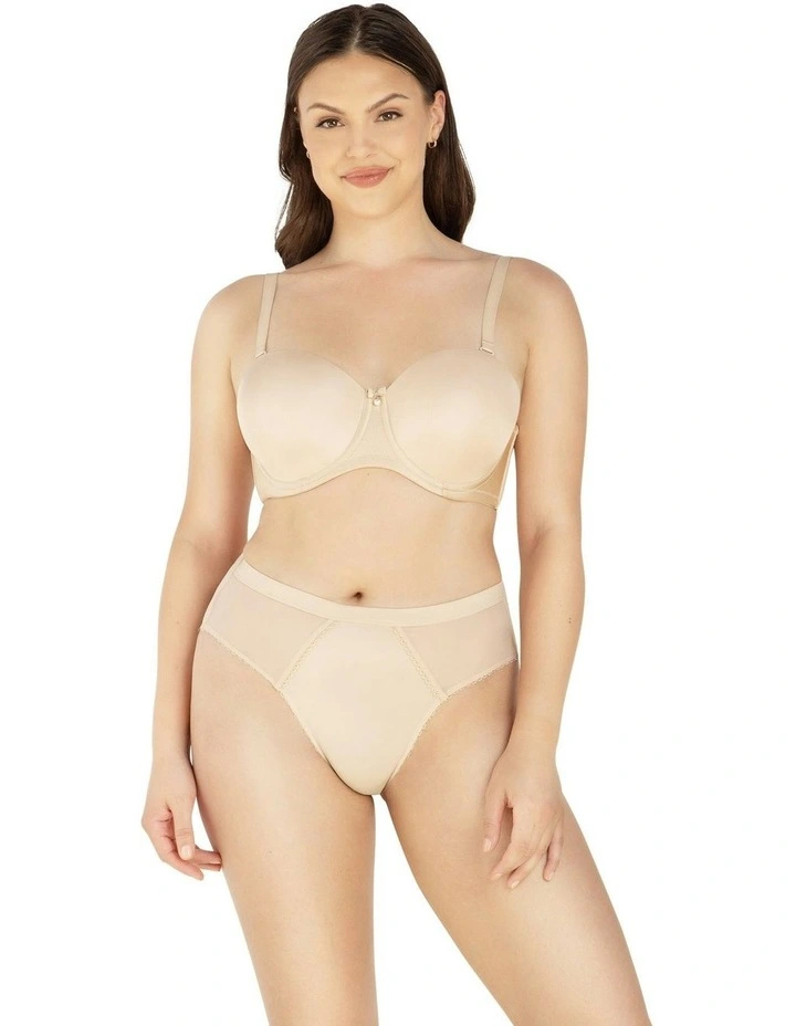 Elise Multiway Seamless Strapless Bra in Beige image 3
