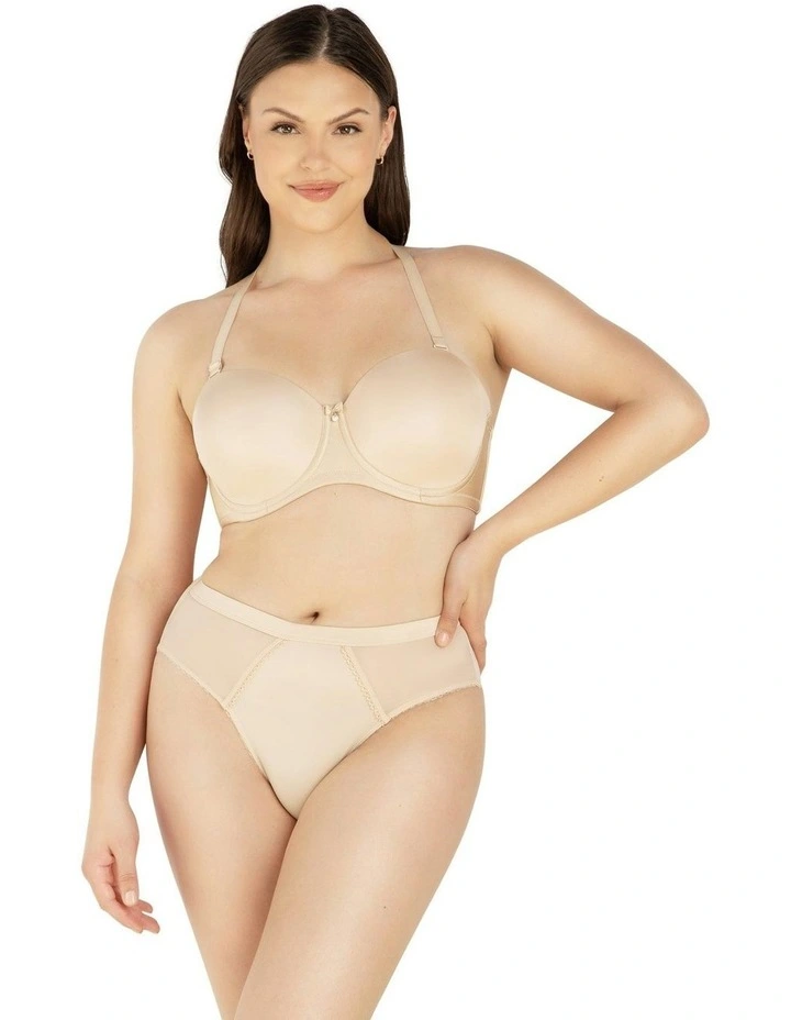 Elise Multiway Seamless Strapless Bra in Beige image 7