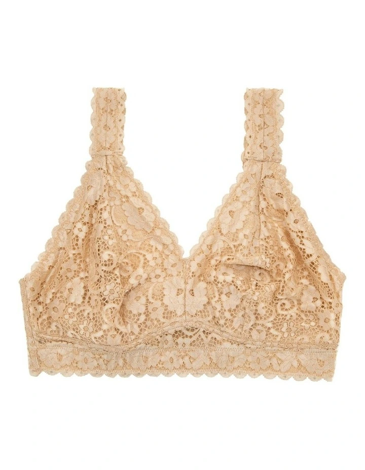 Adriana Wirefree Full Bust Lace Bralette in Bare image 5