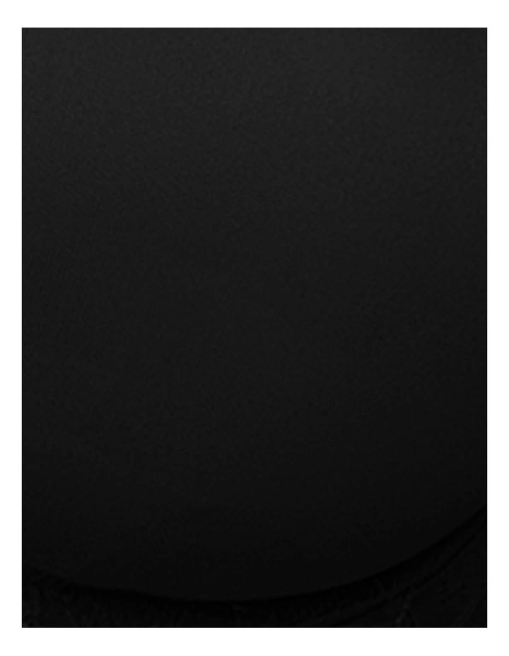 Leila Seamless Underwire Nursing Bra in Black image 6