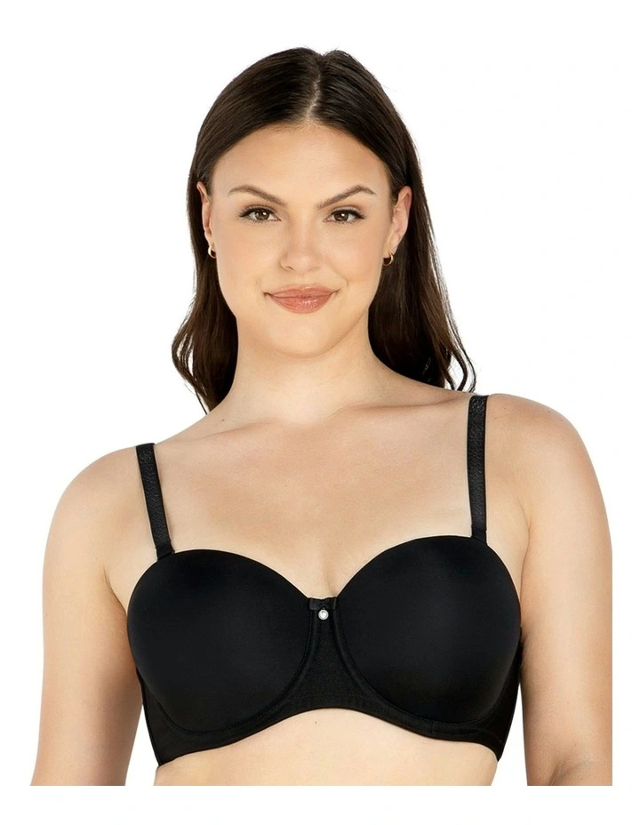 Elise Multiway Seamless Strapless Bra in Black image 1