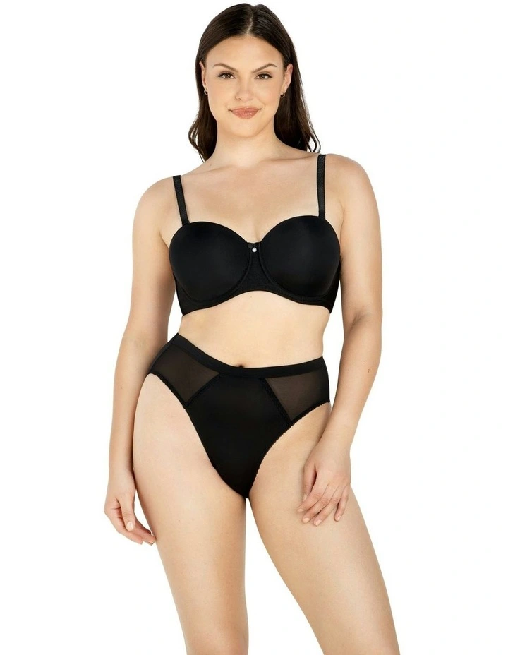 Elise Multiway Seamless Strapless Bra in Black image 3