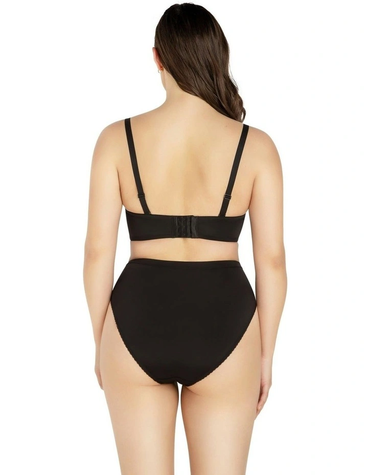 Elise Multiway Seamless Strapless Bra in Black image 4