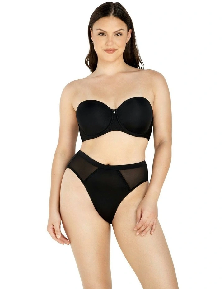 Elise Multiway Seamless Strapless Bra in Black image 5