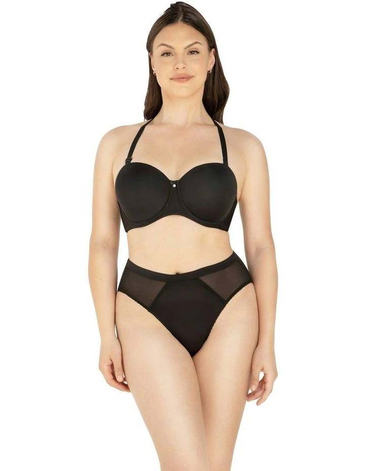 Elise Multiway Seamless Strapless Bra in Black image 7