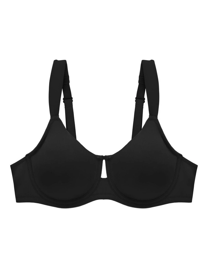 Erika Everyday Seamless Underwire T-shirt Bra in Black image 4