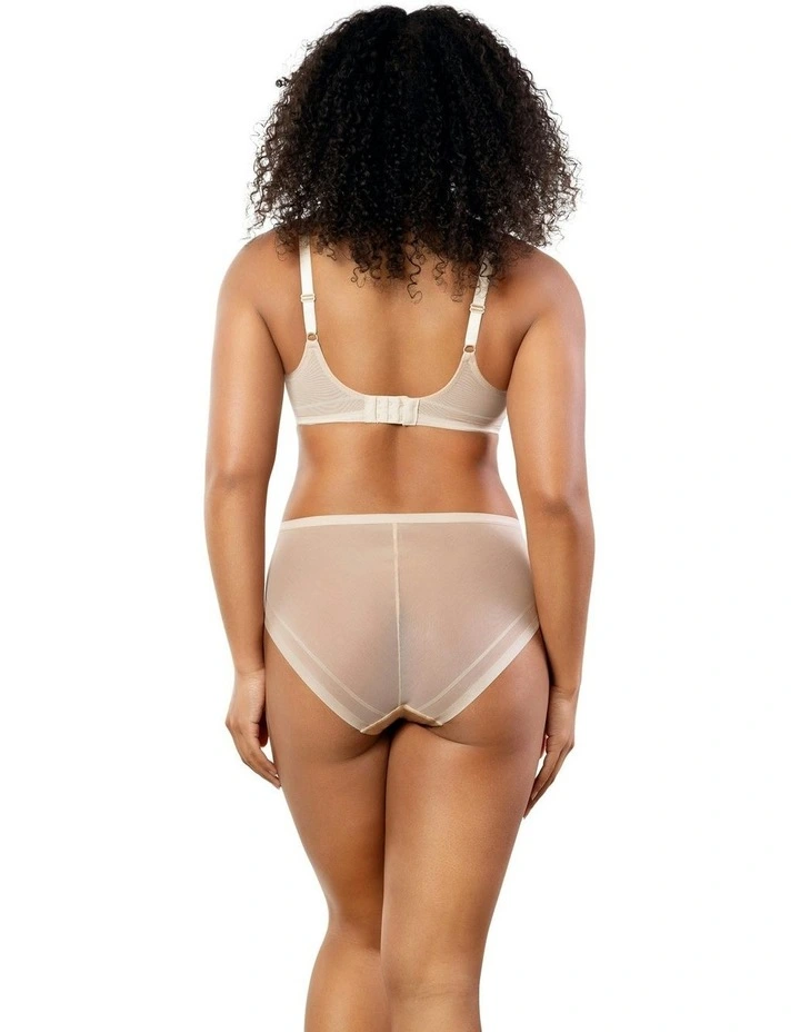 Shea Supportive Full Bust Plunge Bra in Bare image 2