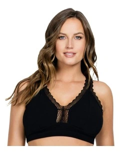 Dalis Wireless Modal Bralette in Black