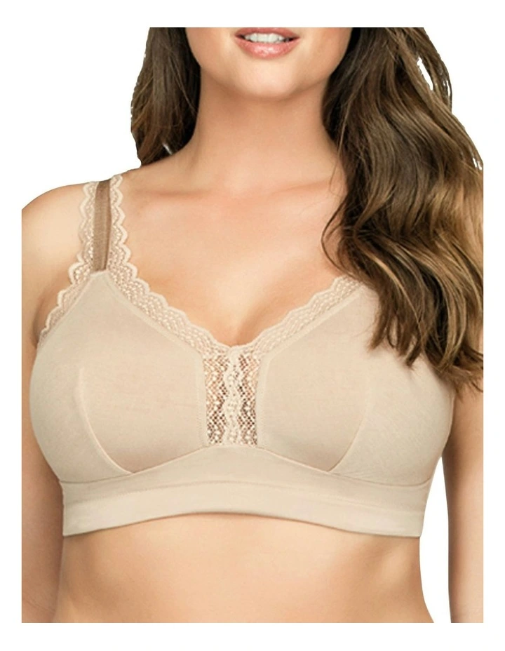 Dalis Wireless Modal Bralette in Bare image 4