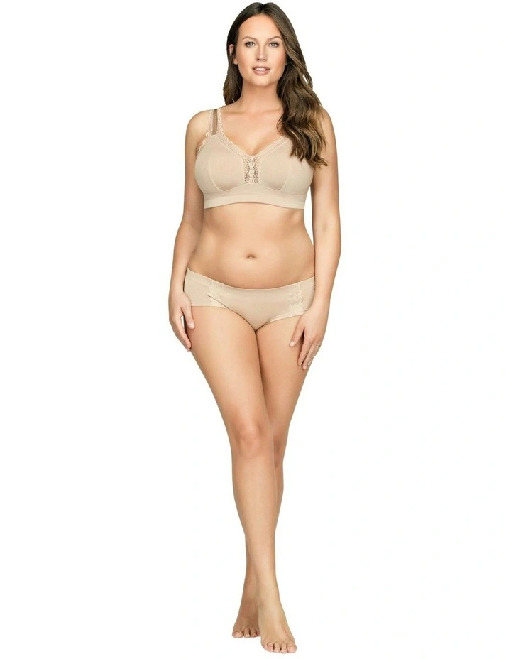 Dalis Wireless Modal Bralette in Bare image 5