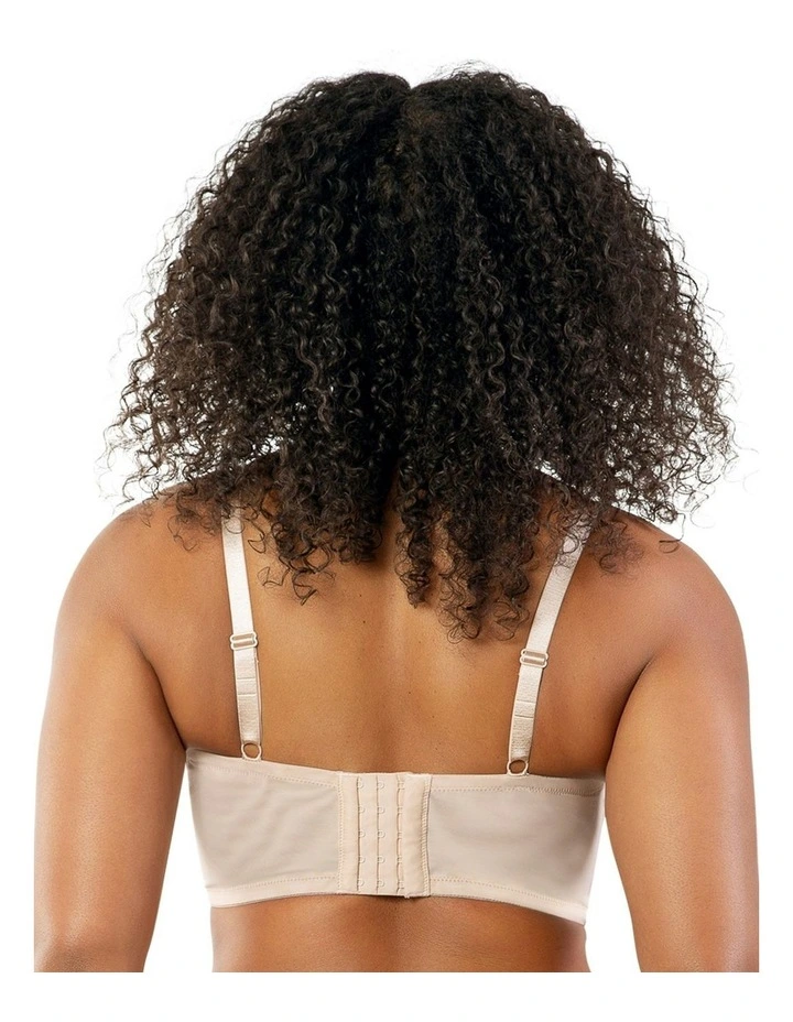 Pearl Underwire Longline Plunge Bra in Cameo Rose image 2