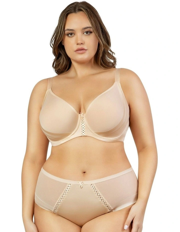Shea Smooth & Seamless Spacer T-shirt Bra in Bare image 3