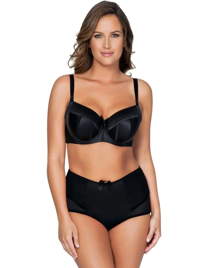 Charlotte Padded Underwire Bra in Black image 3