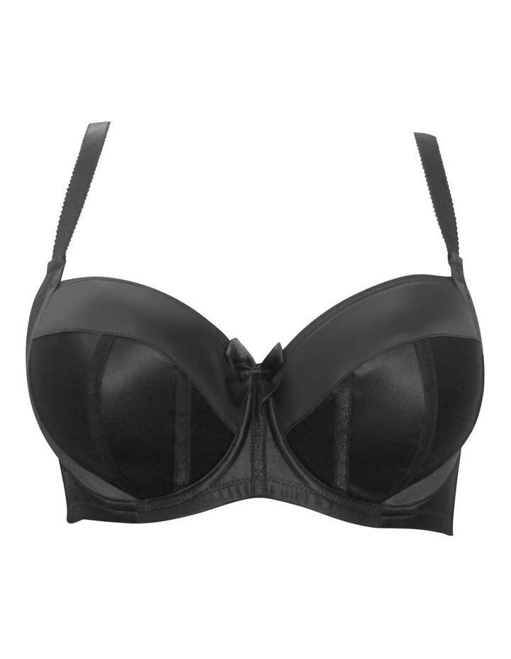 Charlotte Padded Underwire Bra in Black image 7