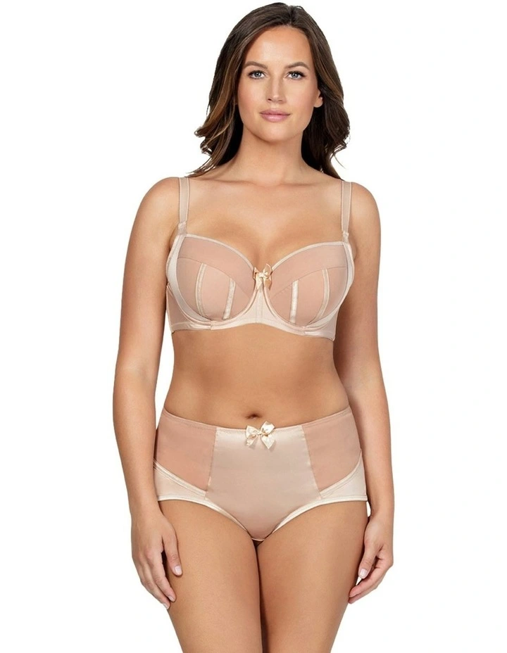 Charlotte Padded Underwire Bra in True Nude image 3