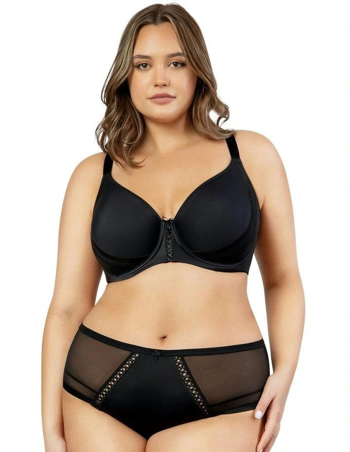 Shea Smooth & Seamless Spacer T-shirt Bra in Black image 3