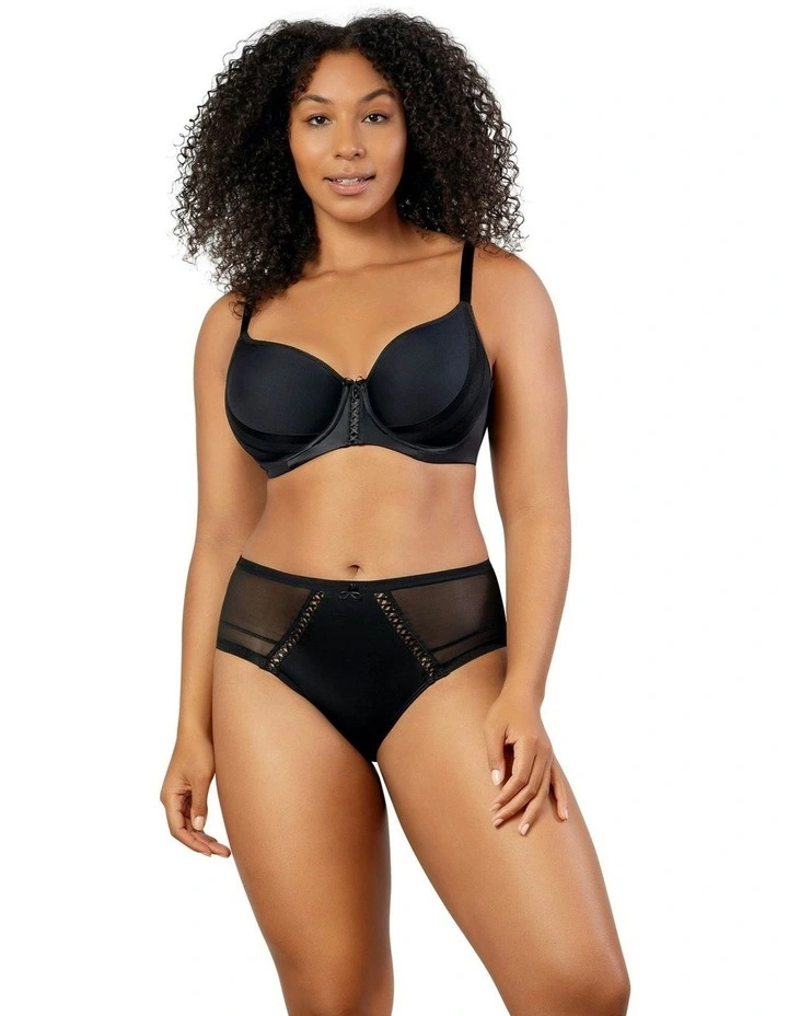 Shea Smooth & Seamless Spacer T-shirt Bra in Black image 5