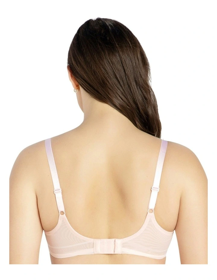 Shea Supportive Full Bust Plunge Bra in Petal Pink image 2