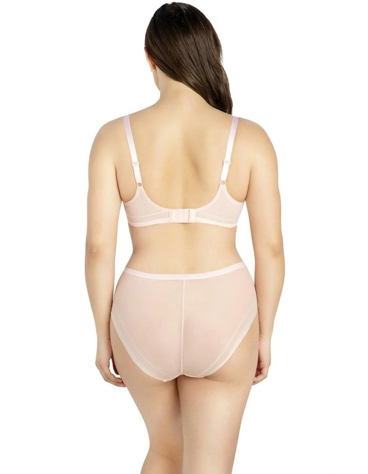 Shea Supportive Full Bust Plunge Bra in Petal Pink image 5