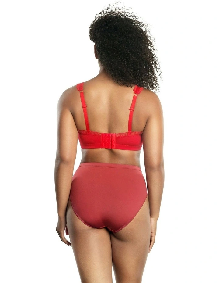 Dalis Wireless Modal Bralette in Racing Red image 2
