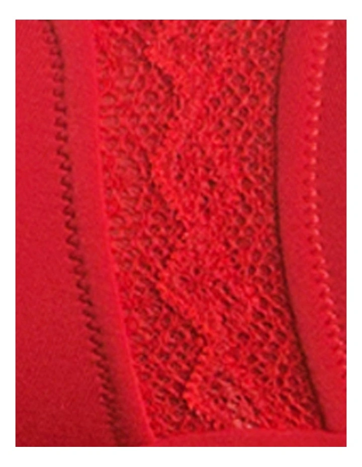 Dalis Wireless Modal Bralette in Racing Red image 6