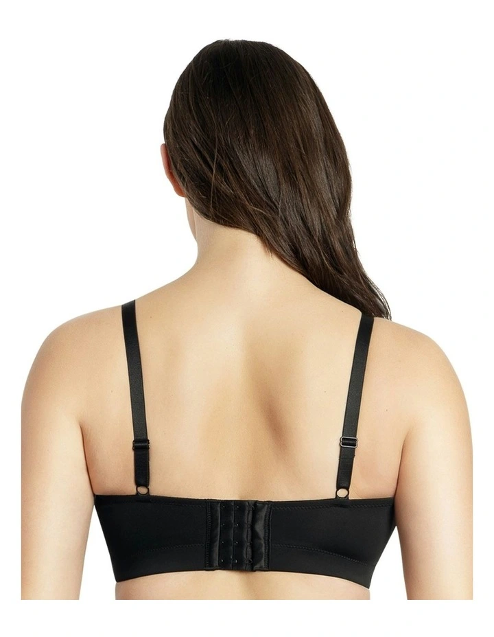 Erika Seamless Wirefree Nursing Bra in Black image 2