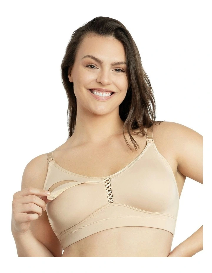 Erika Seamless Wirefree Nursing Bra in Bare image 1