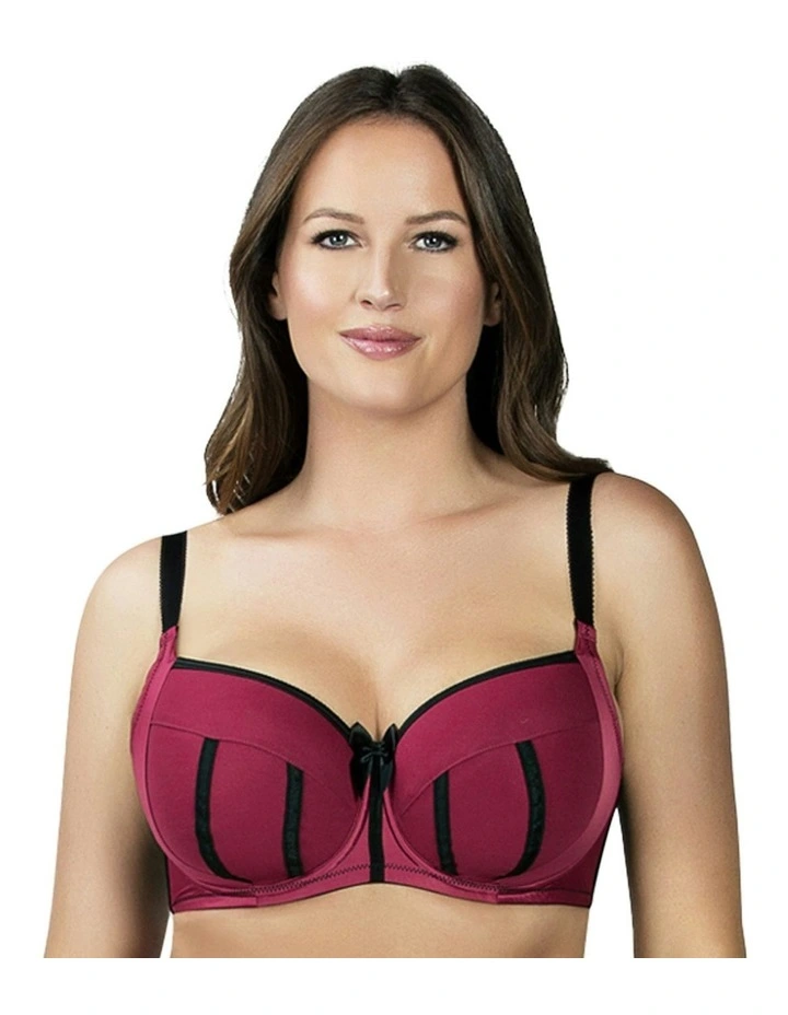Charlotte Padded Underwire Bra in Rio Red image 1
