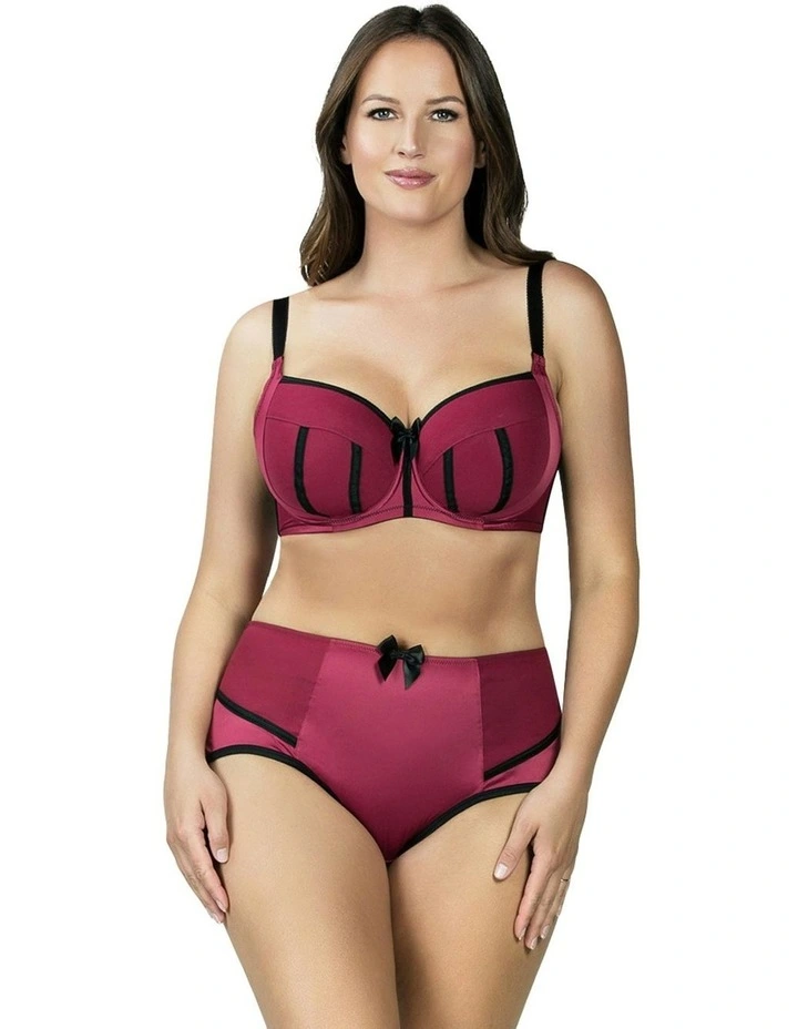 Charlotte Padded Underwire Bra in Rio Red image 3