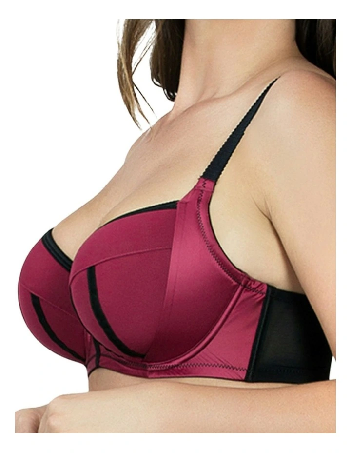 Charlotte Padded Underwire Bra in Rio Red image 4