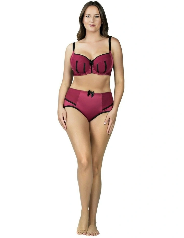 Charlotte Padded Underwire Bra in Rio Red image 5