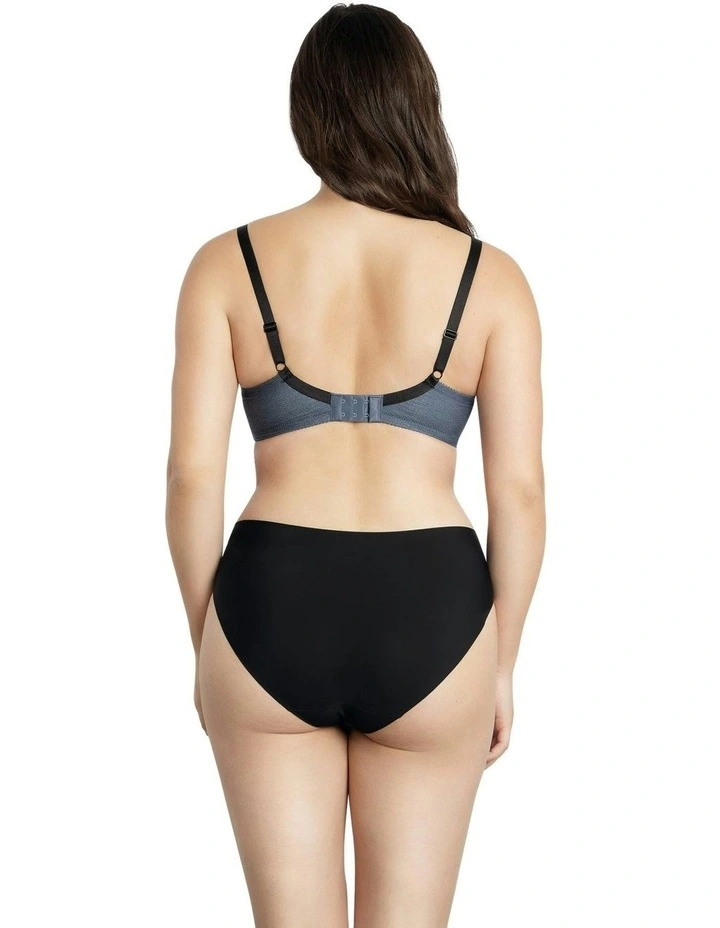 Casey Denim Wired Plunge T-shirt Bra in Dark Blue Denim image 6