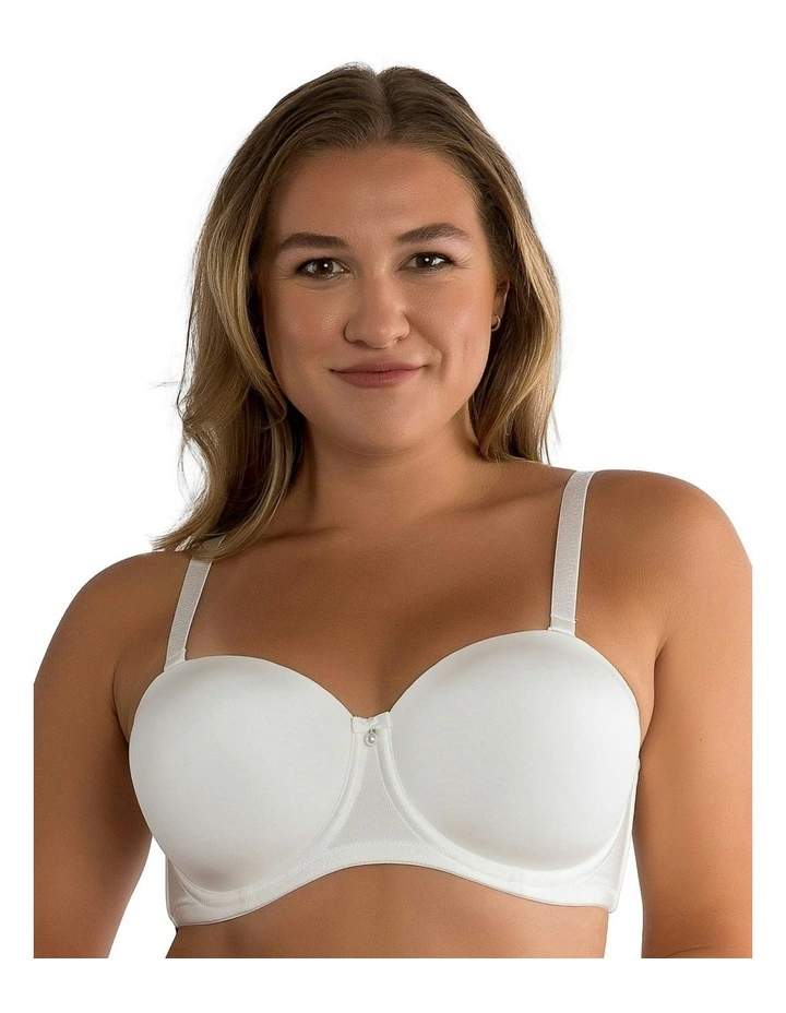 Elise Multiway Seamless Strapless Bra in Pearl White image 1