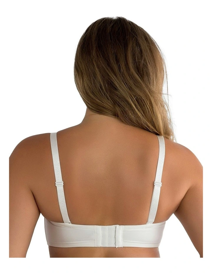 Elise Multiway Seamless Strapless Bra in Pearl White image 2