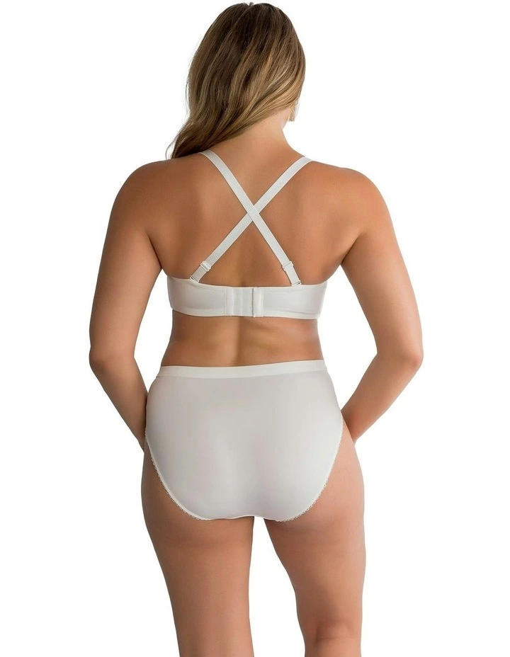 Elise Multiway Seamless Strapless Bra in Pearl White image 6