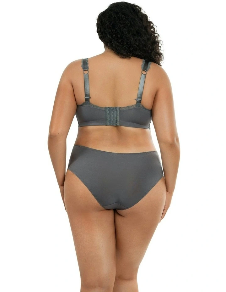 Dalis Wireless Modal Bralette in Charcoal image 5