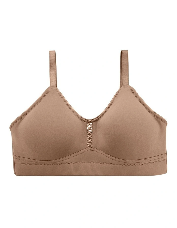 Erika Full Bust Seamless Wirefree Bra in Mid Nude image 7