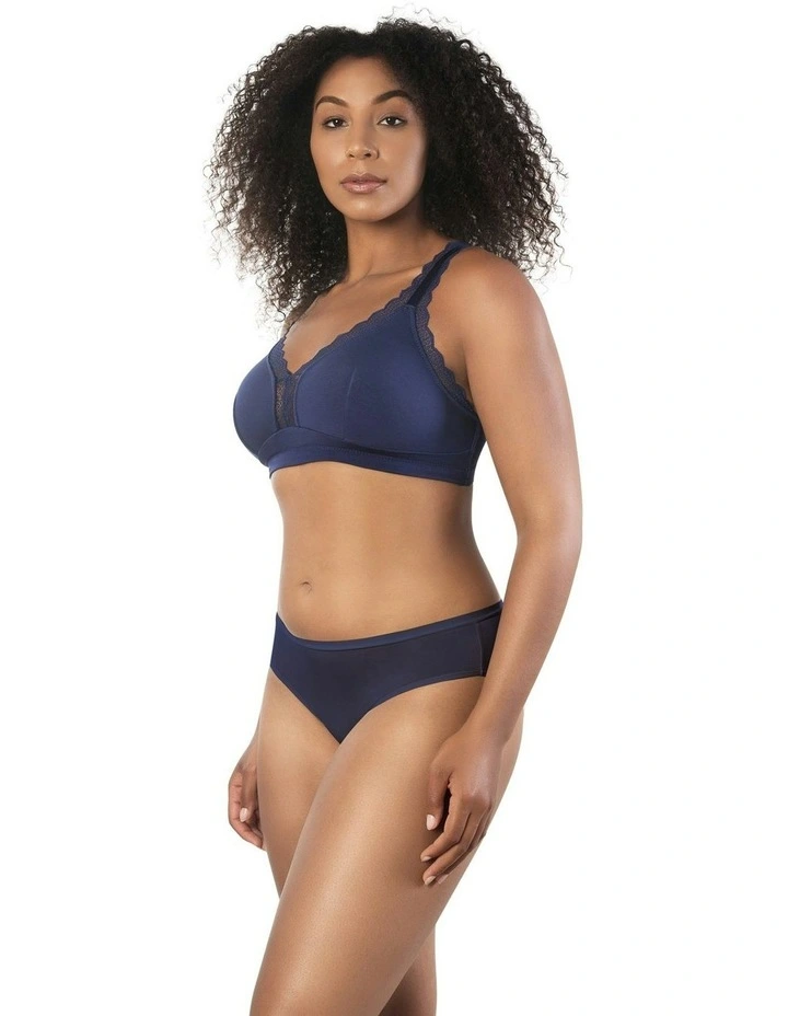 Dalis Wireless Modal Bralette in Navy image 6
