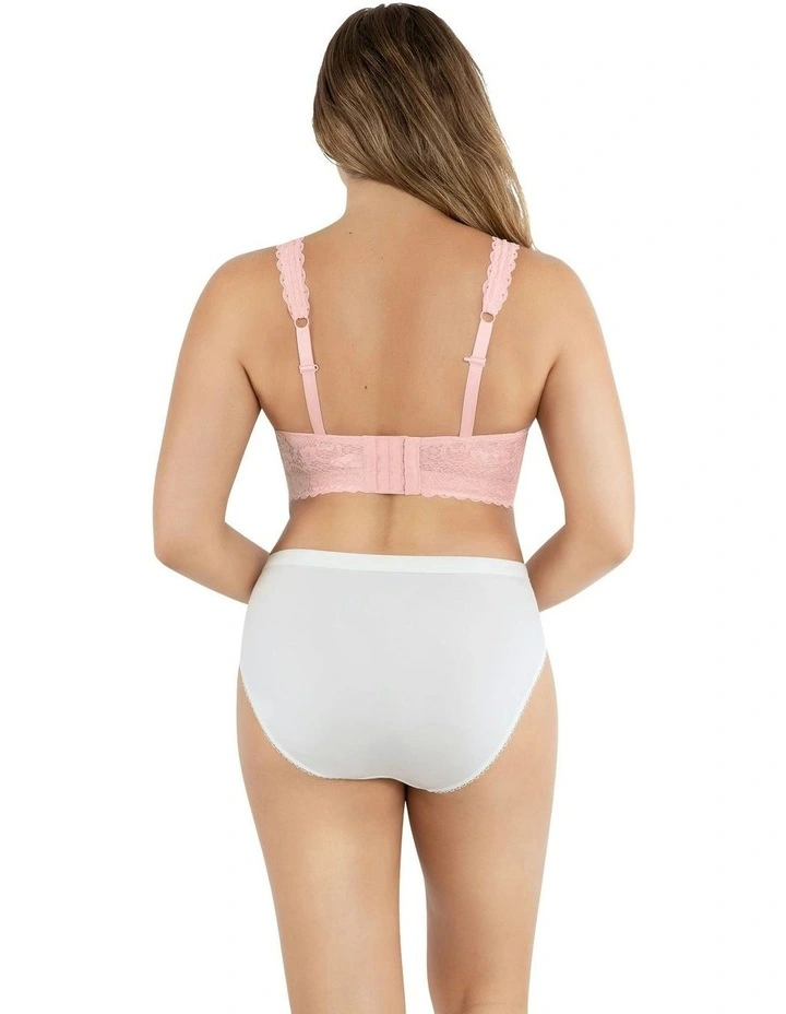 Adriana Wirefree Full Bust Lace Bralette in Petal Pink image 4