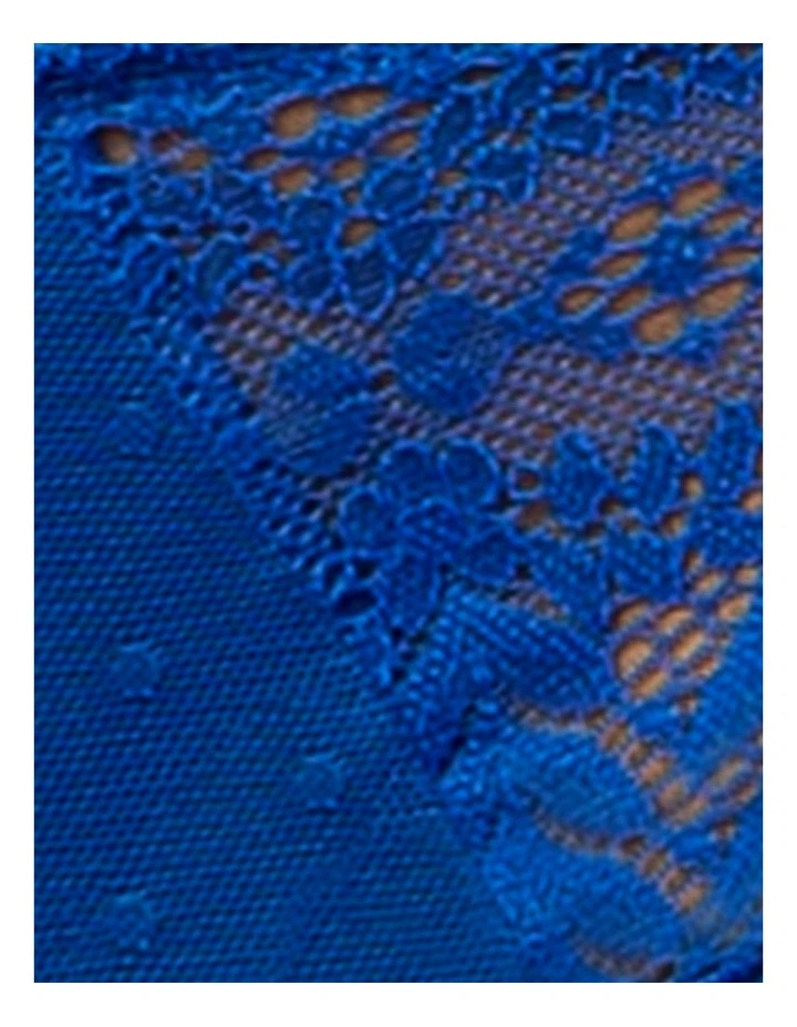 Mia Sheer Mesh And Lace Hipster Brief in Blue image 4