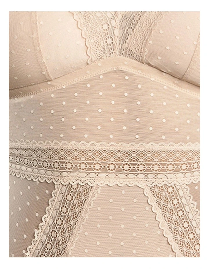 Mia Dot Wireless Thong Bodysuit in Cameo Rose image 5